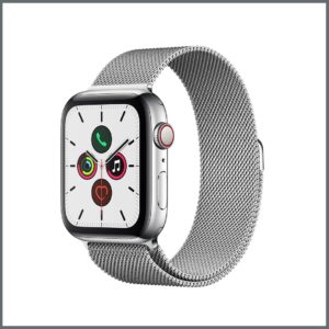 Apple Watch Band – Mesh Milanese Bracelet Strap Loop - 38mm / 40mm – Silver